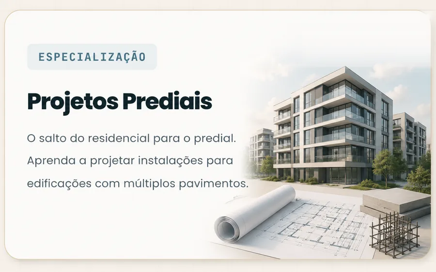 Projetos Prediais · instalações para edificações de múltiplos pavimentos