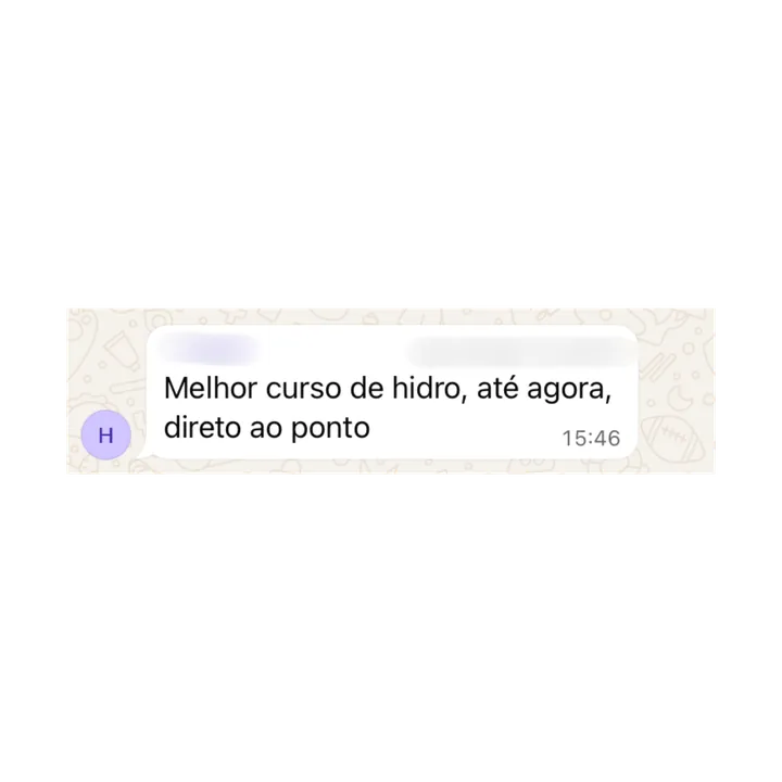 Depoimento de aluno